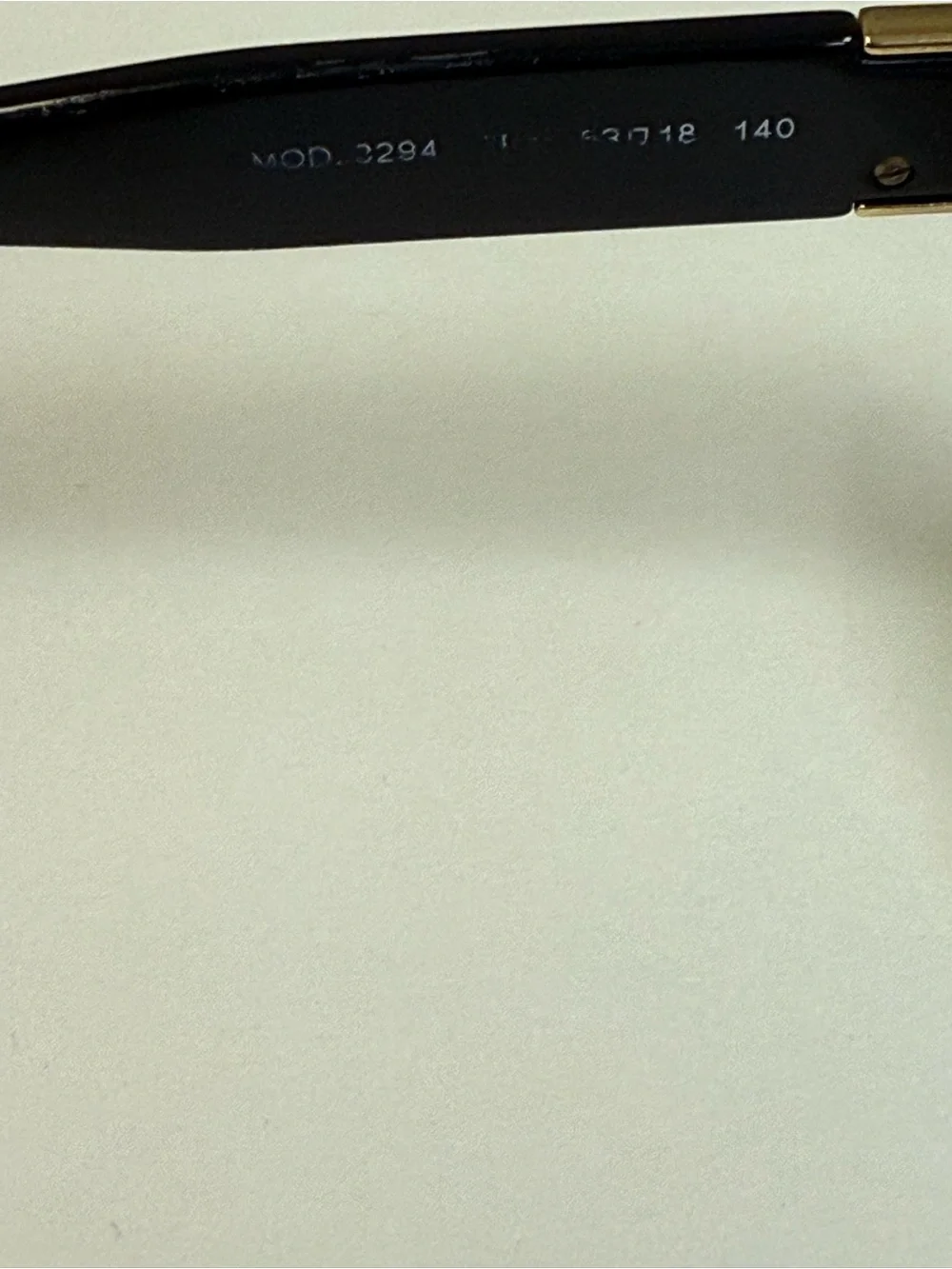 Versace MOD 3294 Black Cat Eye Prescription Eyeglasses Gold Medusa 53-18-140